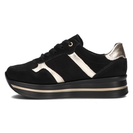 Baskets en cuir Filippo DP2004/21 Bk noir le noir 3