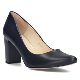 Escarpins cuir Filippo 2063 Bleu marine 1