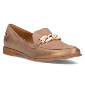 Mocassins Cuir Filippo 4099B Beige 1