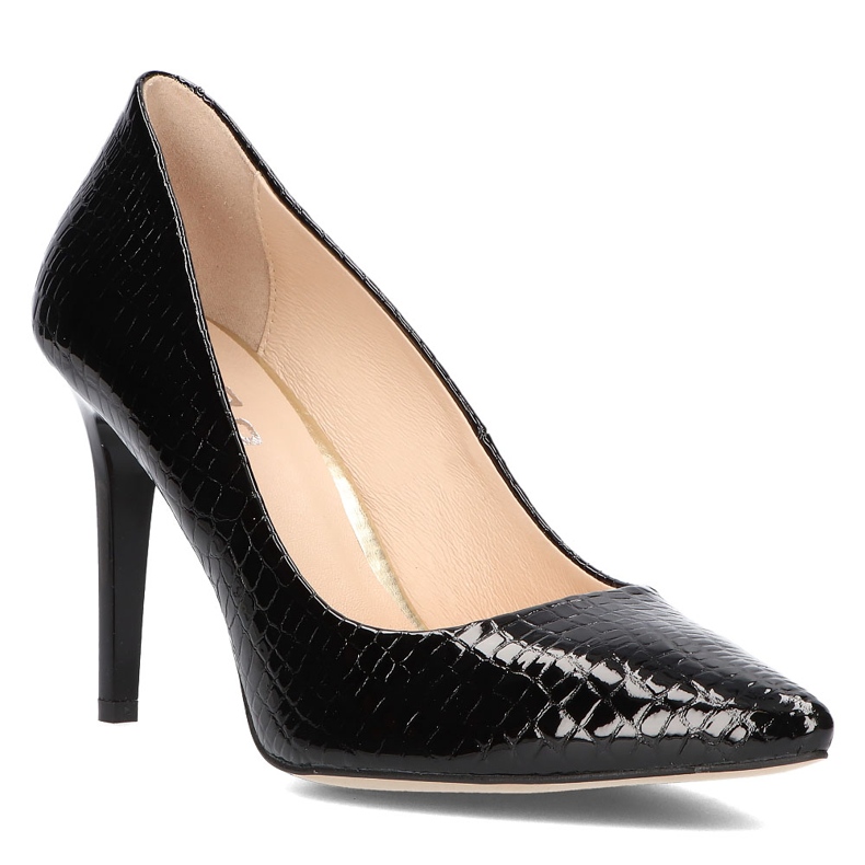 Escarpins en cuir Filippo 1555 Noir le noir 1