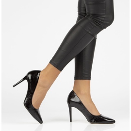 Escarpins en cuir Filippo 1555 Noir le noir 7