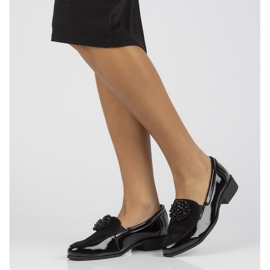 Chaussures en cuir Filippo DP3174 / 21 Bks noir le noir 5