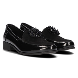 Chaussures en cuir Filippo DP3174 / 21 Bks noir le noir 4