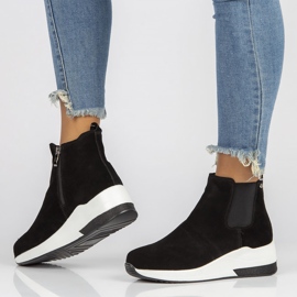 Bottes en cuir Filippo DBT3195 / 21 Bk noir le noir 6