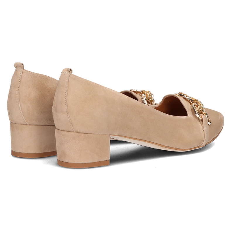Chaussures en cuir Filippo 2109/2 beige 2