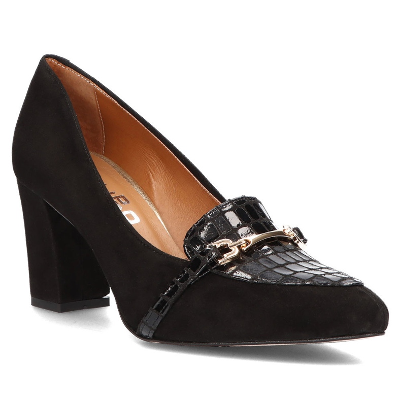 Chaussures en cuir Filippo 2110 noir le noir 1
