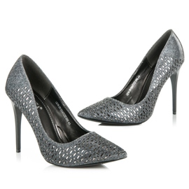 Vinceza Escarpins élégants gris 2