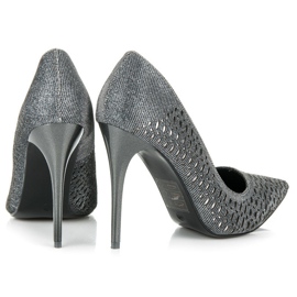 Vinceza Escarpins élégants gris 1