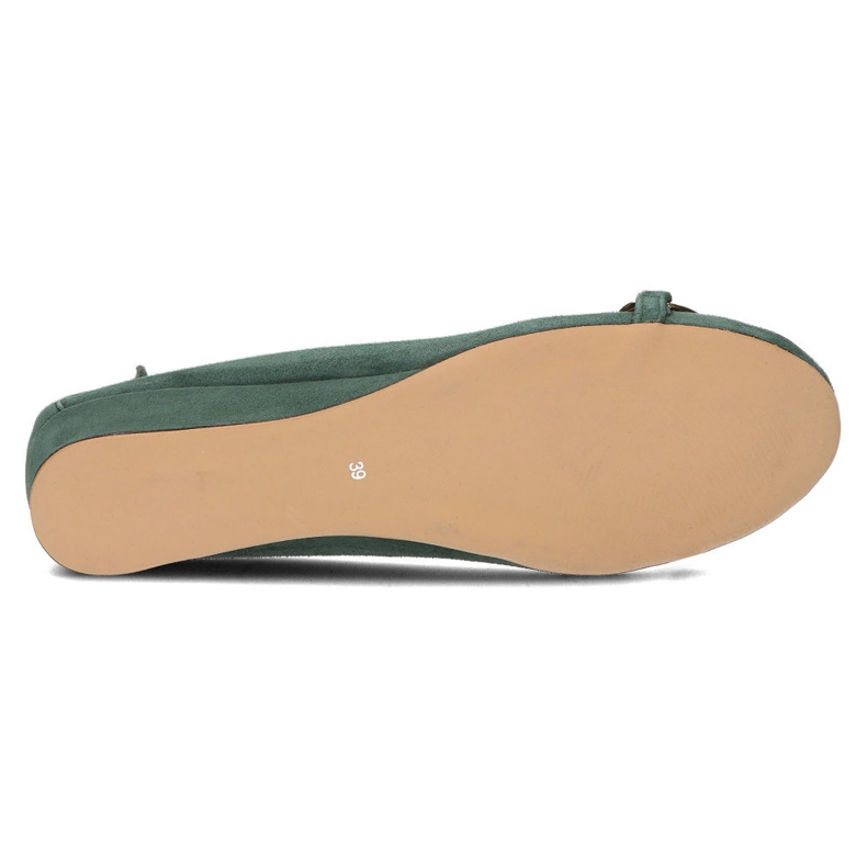 Ballerines en cuir Filippo 894 vert 2