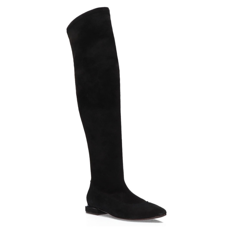Bottes en daim Filippo 435 noires 1