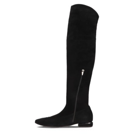 Bottes en daim Filippo 435 noires le noir 2