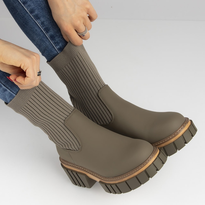 Bottines Filippo K996 vertes 1