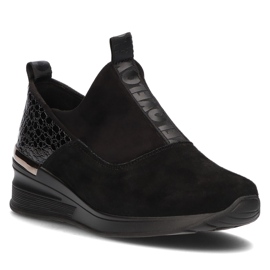 Baskets en Cuir Filippo DP1689/22 Bk Bk Noir le noir 2