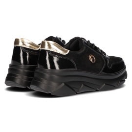 Baskets en cuir Filippo DP3185/22 Bk noir le noir 2