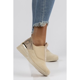 Baskets en cuir Filippo DP1689/22 Be beige 7