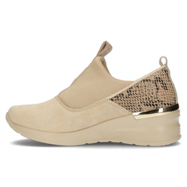 Baskets en cuir Filippo DP1689/22 Be beige 3