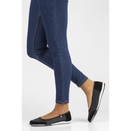 Chaussures en cuir Filippo DP142 / 22 Bk noir 1