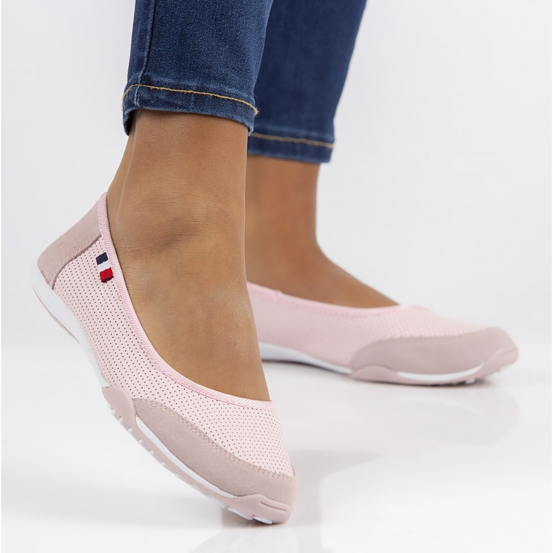 Chaussures en cuir Filippo DP142/22 Pi rose 2