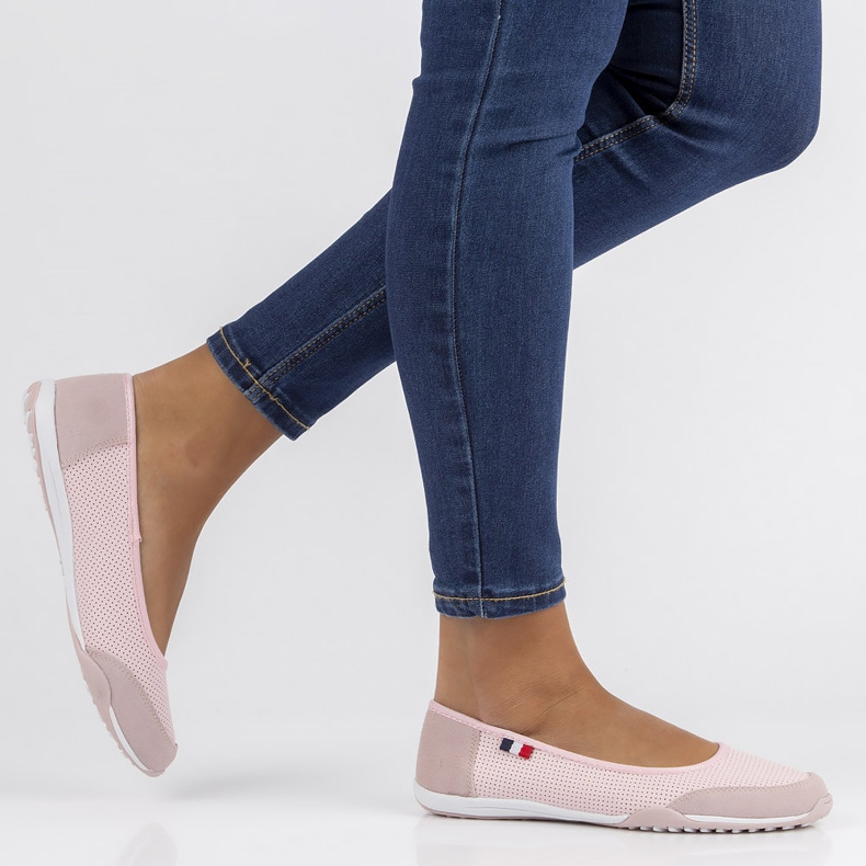 Chaussures en cuir Filippo DP142/22 Pi rose 1
