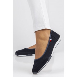 Chaussures en cuir Filippo DP143/22 Nv bleu marine 1