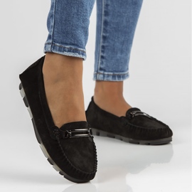 Mocassins en cuir Filippo DP1202/22 noir le noir 4