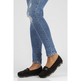 Mocassins en cuir Filippo DP1202/22 noir 1