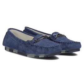 Mocassins en cuir Filippo DP1202 / 22 Bl bleu 7
