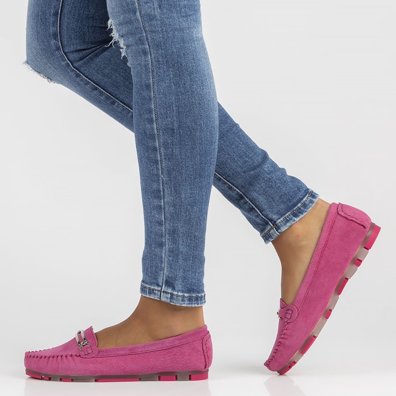 Mocassins en cuir Filippo DP1202/22 Fh rose 2 Mocassins en cuir Filippo DP1202/22 Fh rose 2