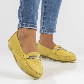 Mocassins en cuir Filippo DP1202 / 22 Yl jaune 3