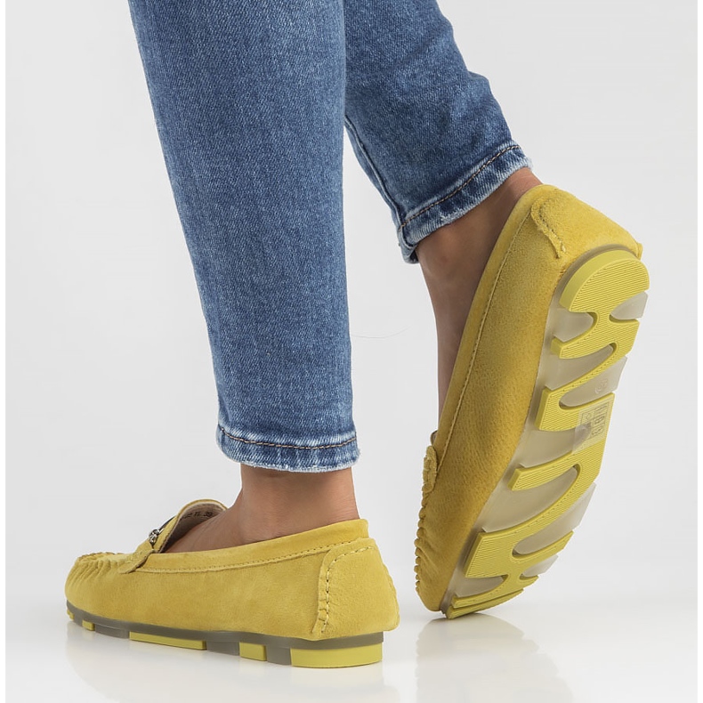 Mocassins en cuir Filippo DP1202 / 22 Yl jaune 2