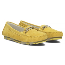 Mocassins en cuir Filippo DP1202 / 22 Yl jaune 7
