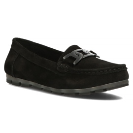Mocassins en cuir Filippo DP3630 / 22 Bk noir le noir 3