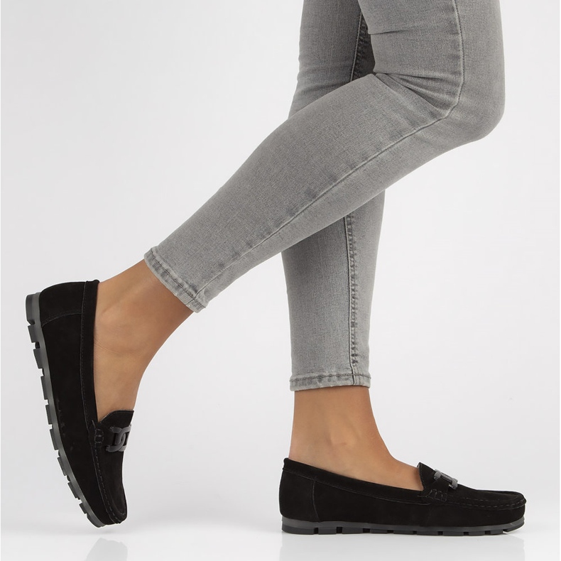 Mocassins en cuir Filippo DP3630 / 22 Bk noir le noir 2