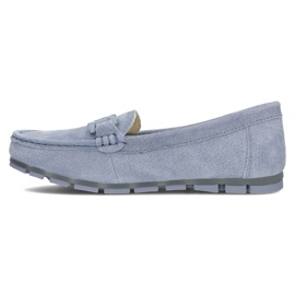 Mocassins en cuir Filippo DP3630 / 22 Bl bleu 5
