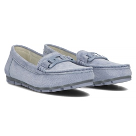 Mocassins en cuir Filippo DP3630 / 22 Bl bleu 6