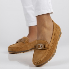 Mocassins en cuir Filippo DP3630 / 22 Br marron brun 2