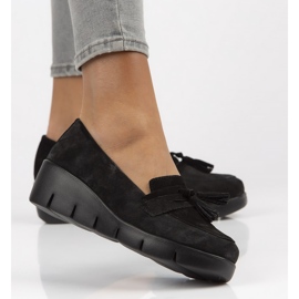 Mocassins en cuir Filippo DP3162 / 22 Bk Su noir le noir 4