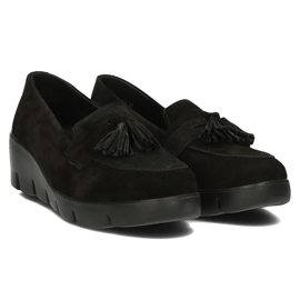 Mocassins en cuir Filippo DP3162 / 22 Bk Su noir le noir 5