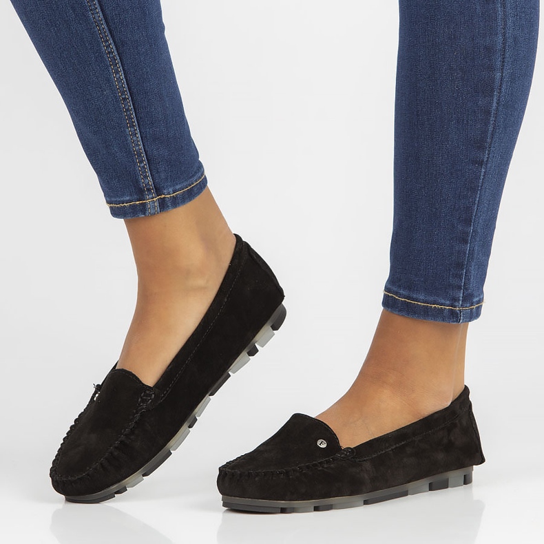 Mocassins en cuir Filippo DP2037 / 22 Bk noir le noir 1