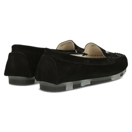 Mocassins en cuir Filippo DP2037 / 22 Bk noir le noir 7