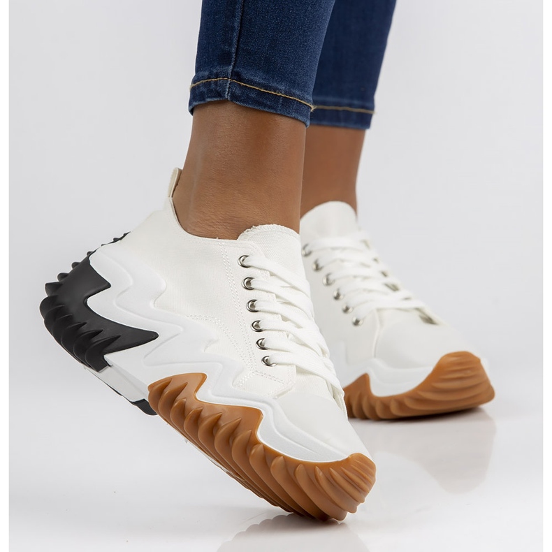 Baskets blanches Filippo UB07P Wh 1