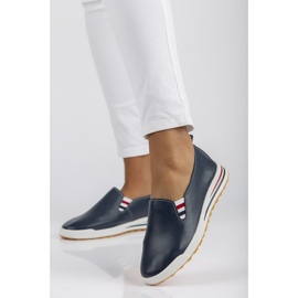 Chaussures en cuir Filippo DP3510/22 Nv bleu marine 1 Chaussures en cuir Filippo DP3510/22 Nv bleu marine 1