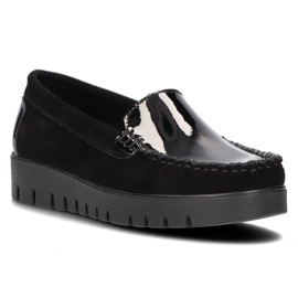 Chaussures en cuir Filippo DP3024 / 22 Bkl noir le noir 2