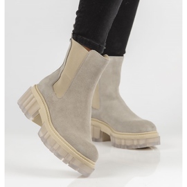 Bottes en daim gris Filippo 30328 1