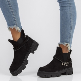 Bottines Filippo DBT3674/22 Bk noires le noir 7