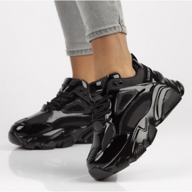 Baskets en cuir Filippo BJ1848-SP noir 1