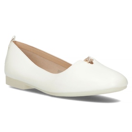 Filippo B50013-BL ballerines blanches 1
