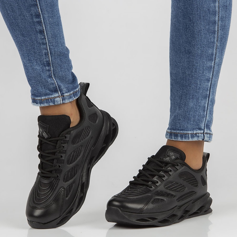 Baskets Filippo 21-Q17 noires le noir 1