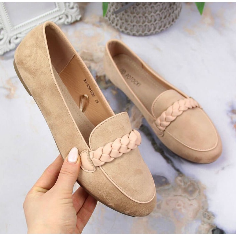 Mocassins lordsy Potocki W WOL64B beige 1