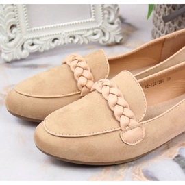 Mocassins lordsy Potocki W WOL64B beige 2